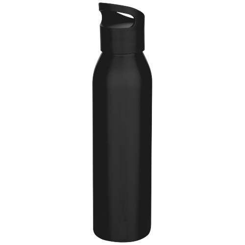 PF100868-7Sky 650 ml RCS-zertifizierte_ einwandige Trinkflasche aus recyceltem Edelstahl_ schwarz