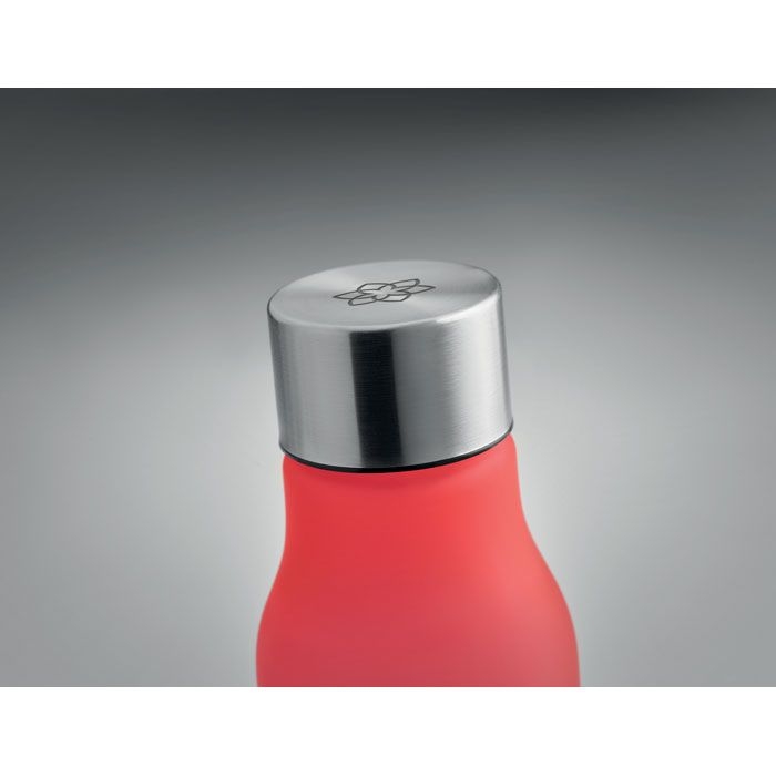 MO6237-25Glacier Rpet Trinkflasche RPET 600ml_ transparent rot