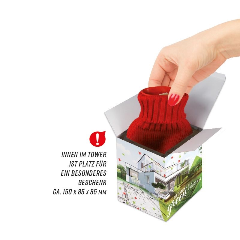 JG20164-2Tower Adventskalender_ Graspapier_ Schokotaefelchen_ Schokotaefelchen_ Individuelles Motiv