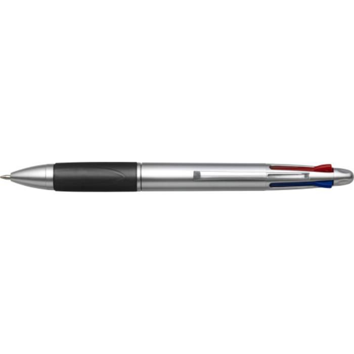 Kugelschreiber aus Kunststoff Chloë, Schwarz