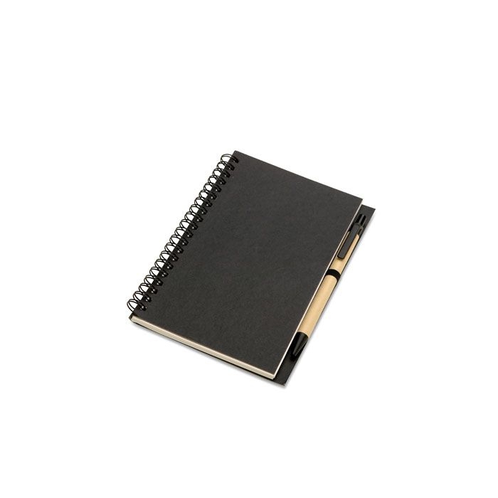 KC7012-03Bloquero B6 Recyceltes Notizbuch 70 Seiten_ schwarz