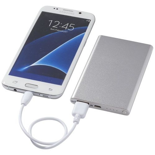PF134245-2Pep 4000 mAh Powerbank_ silber