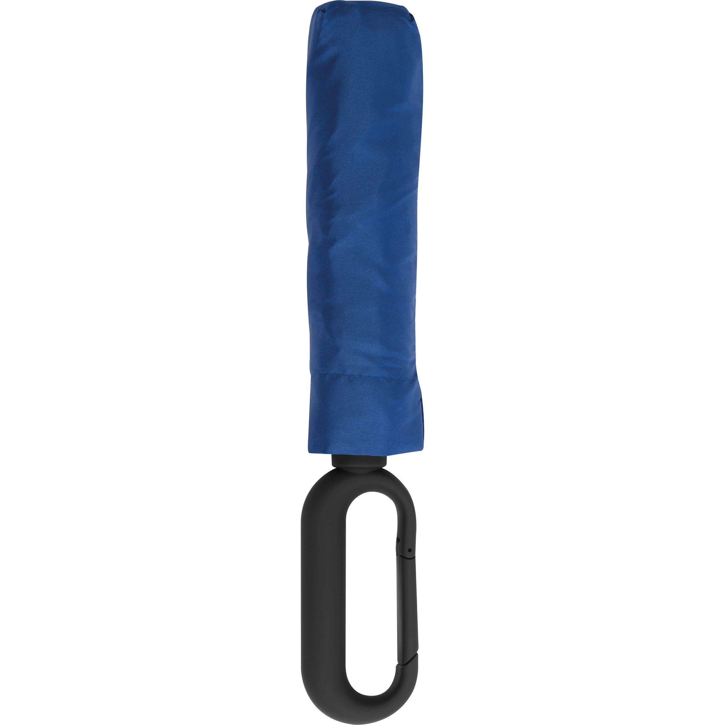 MA40885-04Taschenschirm aus Pongee mit Karabinergriff_ blau