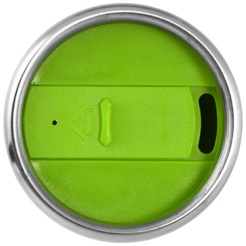 PF100310-4Elwood 410 ml Isolierbecher_ silber_Lindgruen