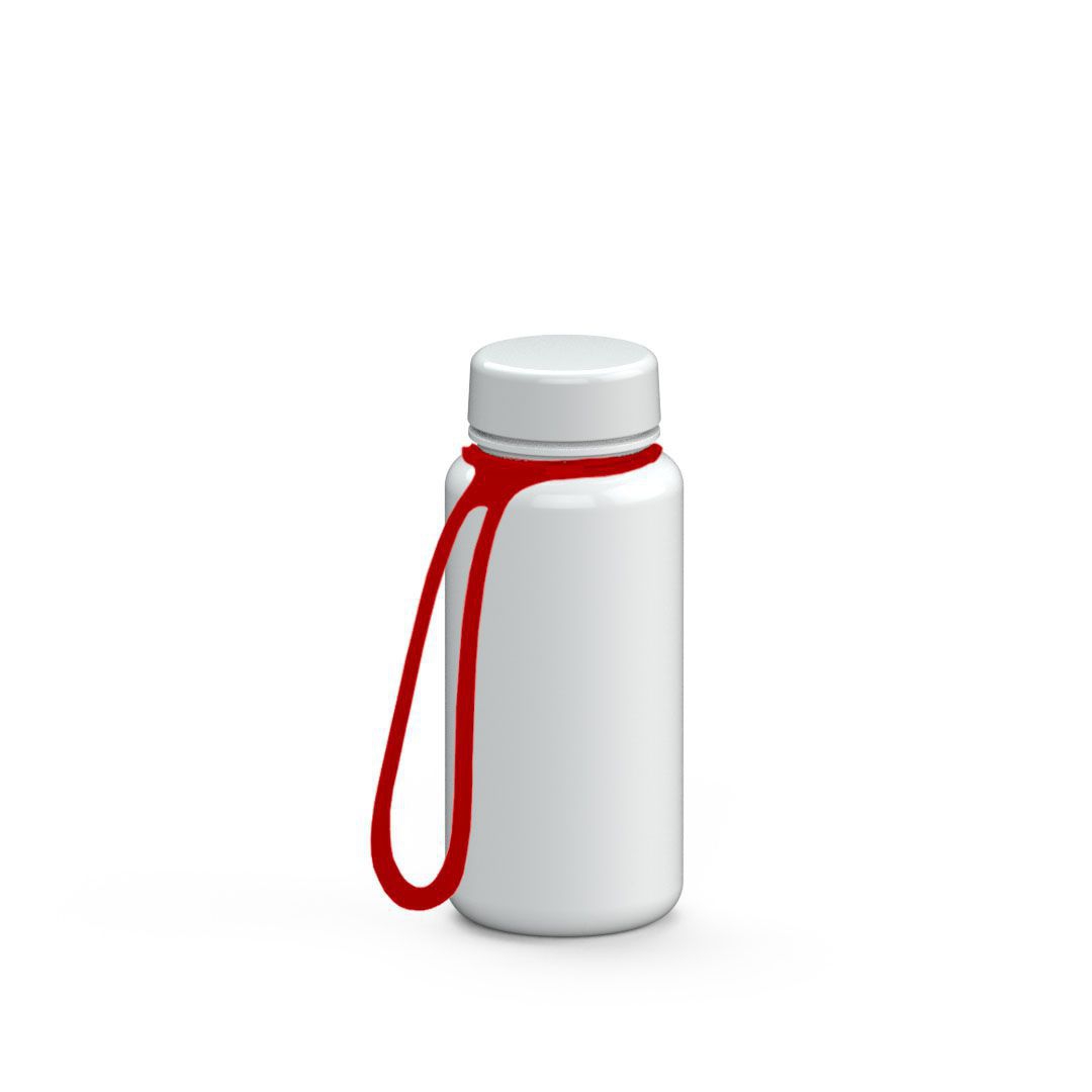 Trinkflasche "Refresh" Colour inkl. Strap, 0,4 l, weiß, weiß