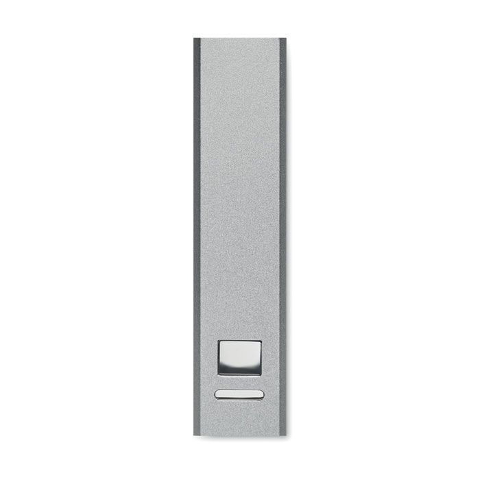 MO2374-16Poweraluc 2600 mAh Powerbank_ mattsilber