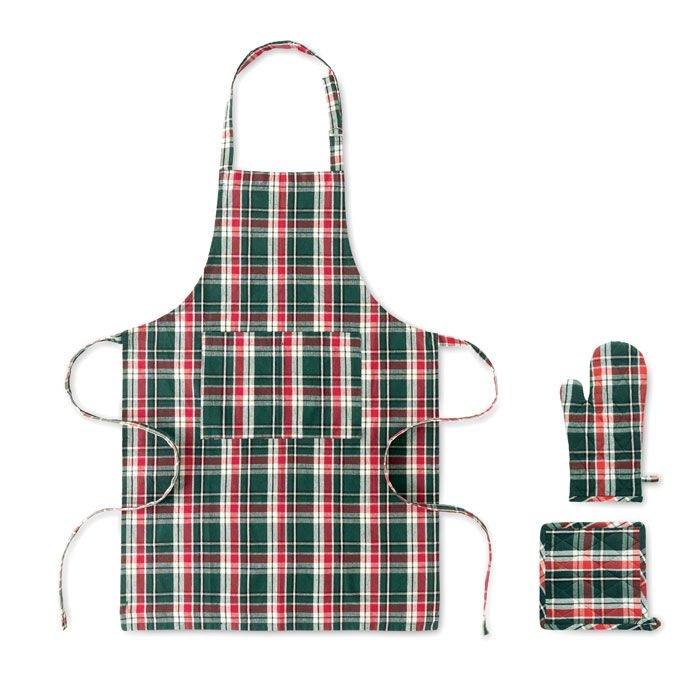 CX1598-99Santapron Kuechen-Set Baumwolle_ bunt