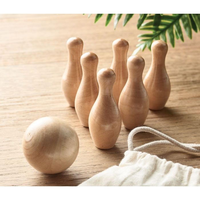 MO2434-40Bolito Mini-Bowling-Set Kiefernholz_ holz