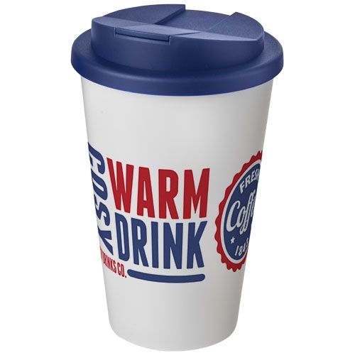 PF210695-2Americano® 350 ml Isolierbecher mit auslaufsicherem Schraubverschluss_ weiss_blau