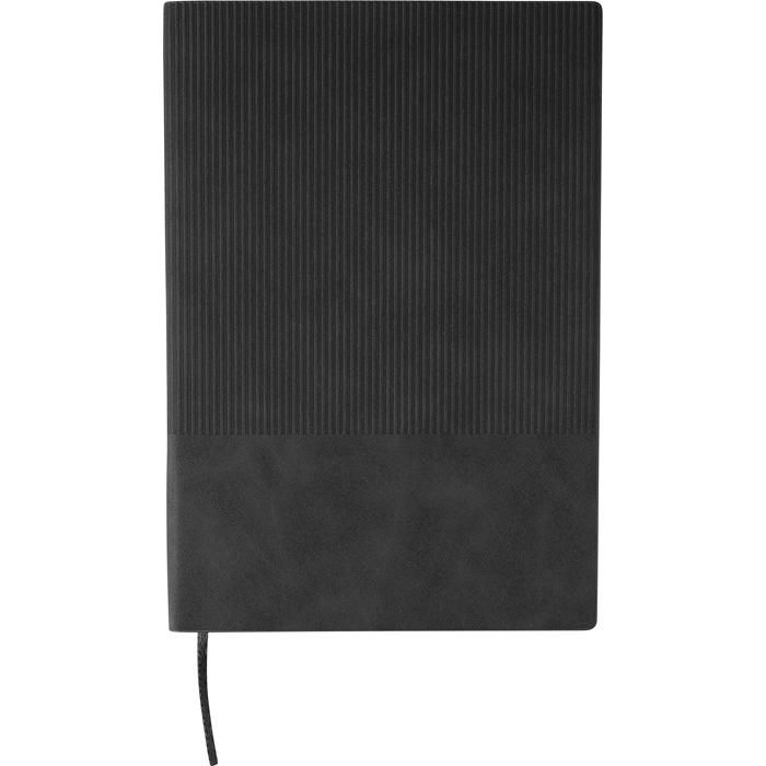 GI1274007-01Recyceltes PU-Notizbuch _A5_ Elian_ schwarz