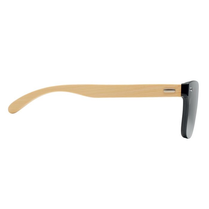 MO9863-17Aloha Sonnenbrille mit Bambus_ Silber Glaenzend