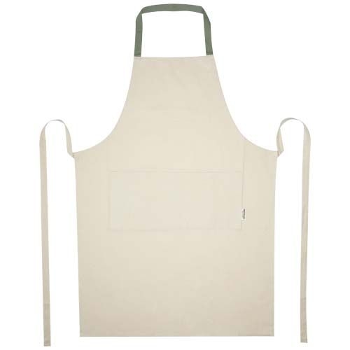 PF113325-4Nia 200 g_m² Schuerze aus recycelter Baumwolle_ heather gruen