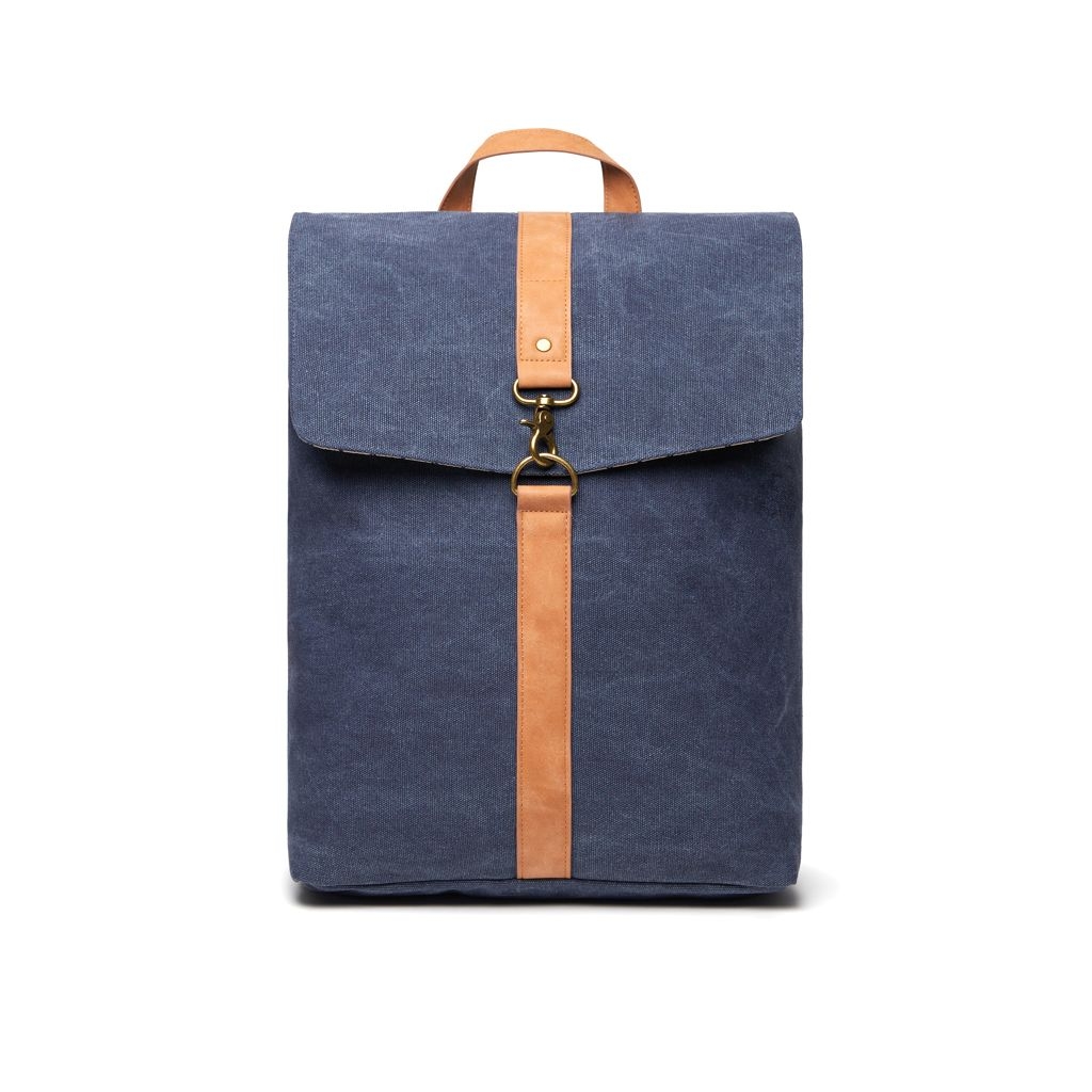 XDV52101-2VINGA Bosler Rucksack aus GRS recyceltem Canvas_ navy blau