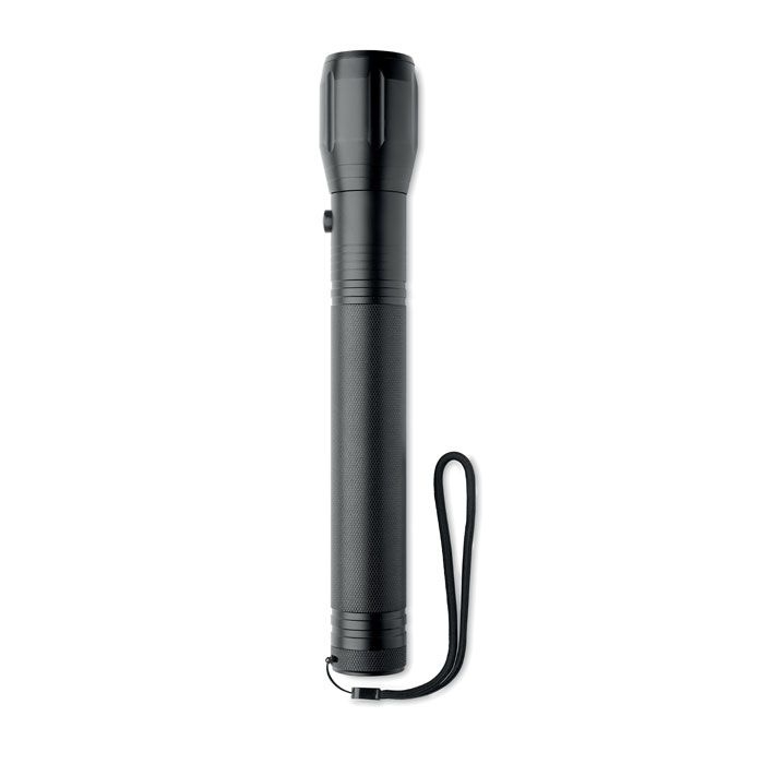 MO6567-03Ento Grosse LED-Taschenlampe Alu_ Schwarz