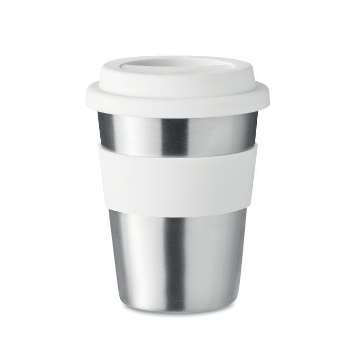 MO6257-06Irmug Trinkbecher Edelstahl 350ml_ Weiss