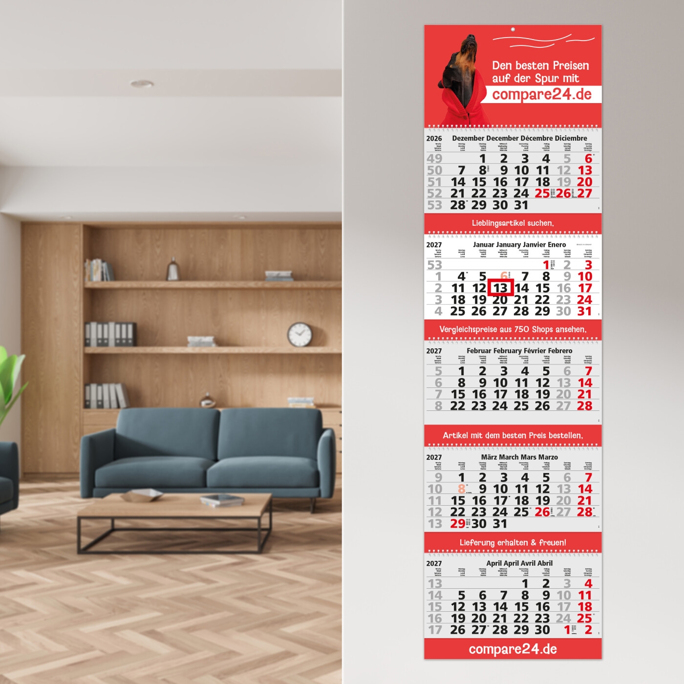 GE0047-HE5-Monatskalender Grande Wire-O 5