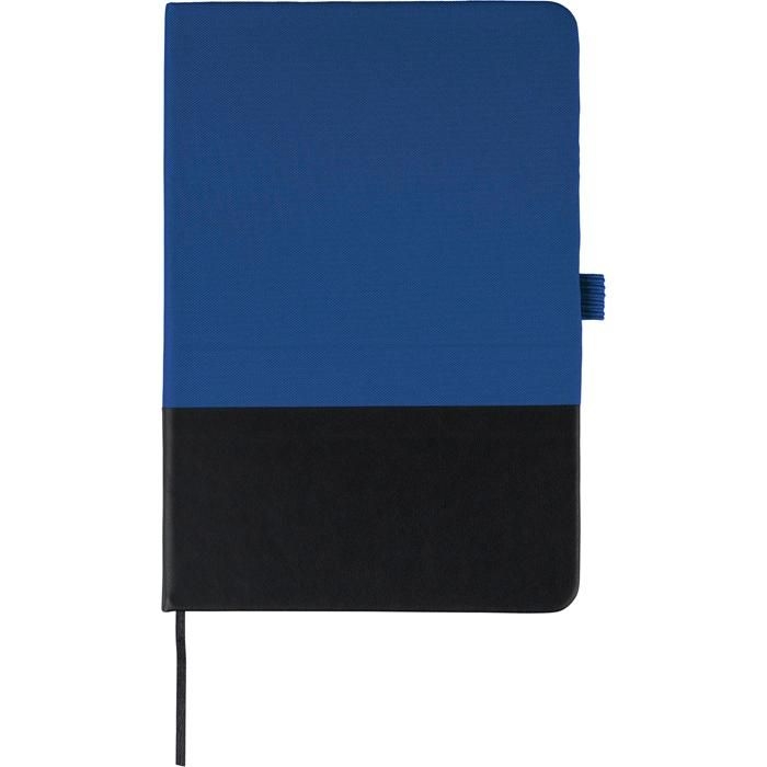 GI1349504-23rPET-Polyester-Notizbuch A5 Yuna_ kobaltblau