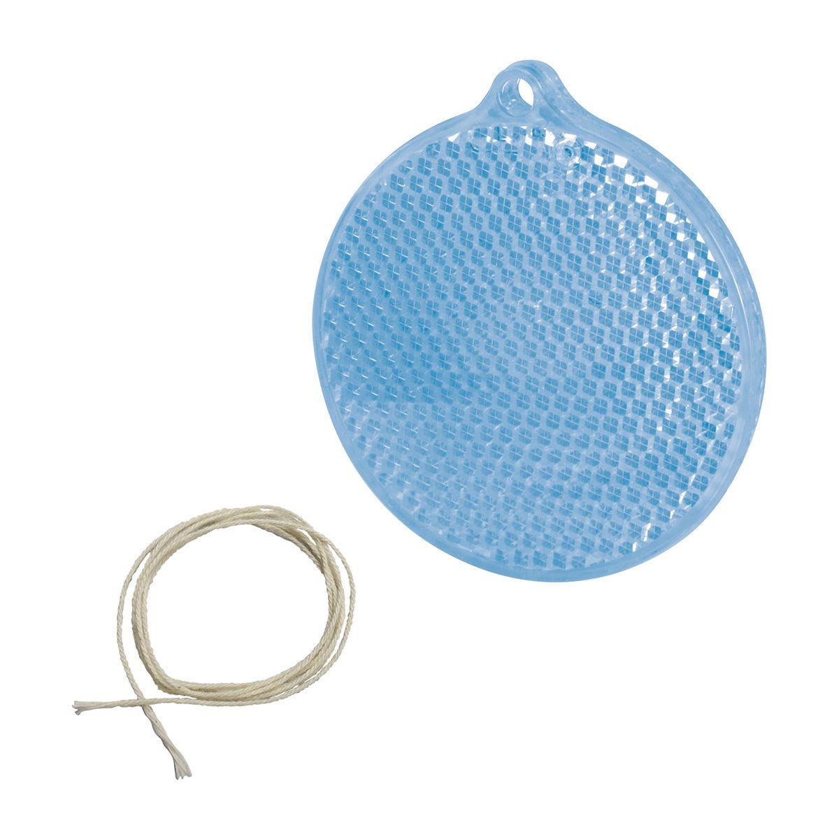 HE7800R-T3Sicherheits-Reflektor _Kreis_ blau-transparent
