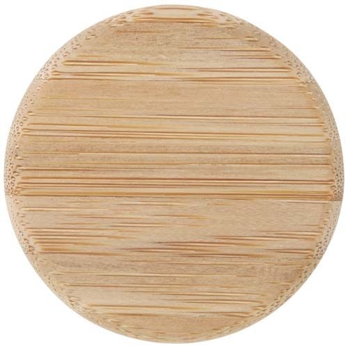 PF100853-4Porto 500 ml Glas-Flasche mit Silikongriff und Bambusdeckel _ grau