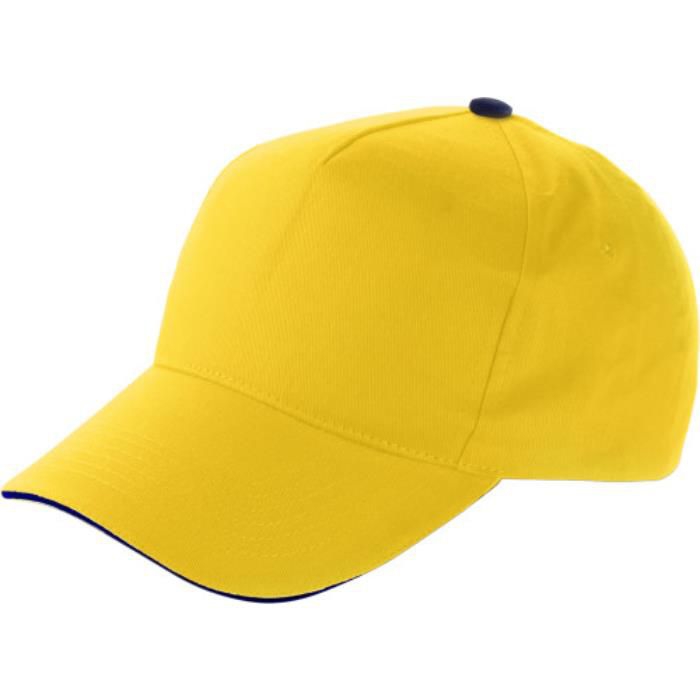 GI9114-06Baseball-Cap aus Baumwolle Beau_ Gelb GI9114-06Baseball-Cap aus Baumwolle Beau_ Gelb