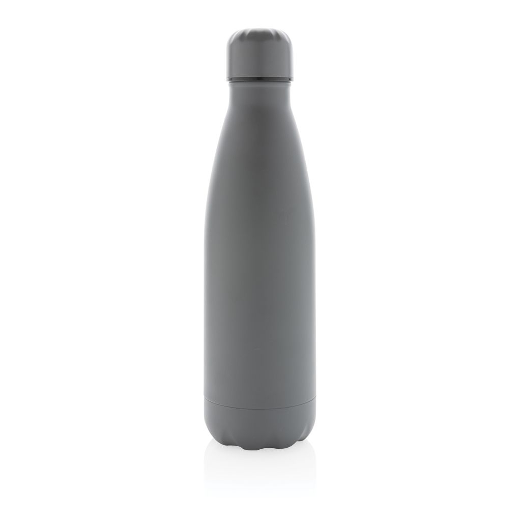 XDP436.46-2Einfarbige Vakuumisolierte Stainless Steel Flasche_ grau