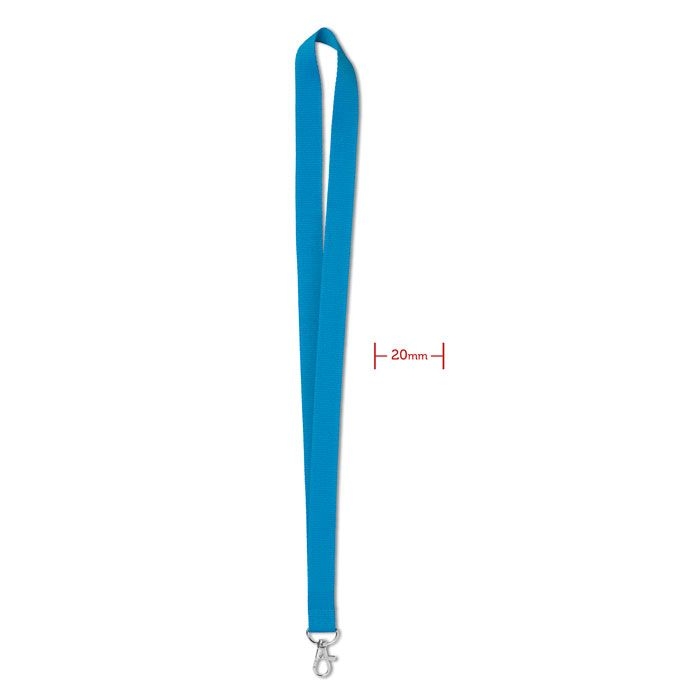 MO9058-12Simple Lany Lanyard 20mm_ Tuerkis MO9058-12Simple Lany Lanyard 20mm_ Tuerkis