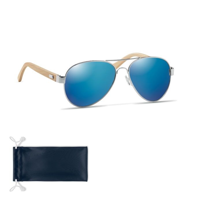 MO6450-04Honiara Sonnenbrille Bambus_ Blau MO6450-04Honiara Sonnenbrille Bambus_ Blau