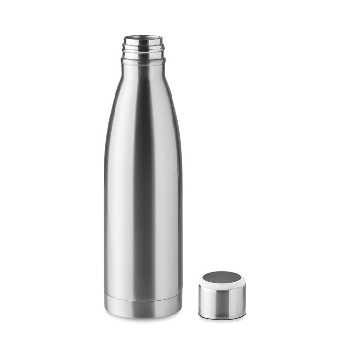 MO6856-16Dereo Doppelwandige Flasche 500 ml_ Mattsilber
