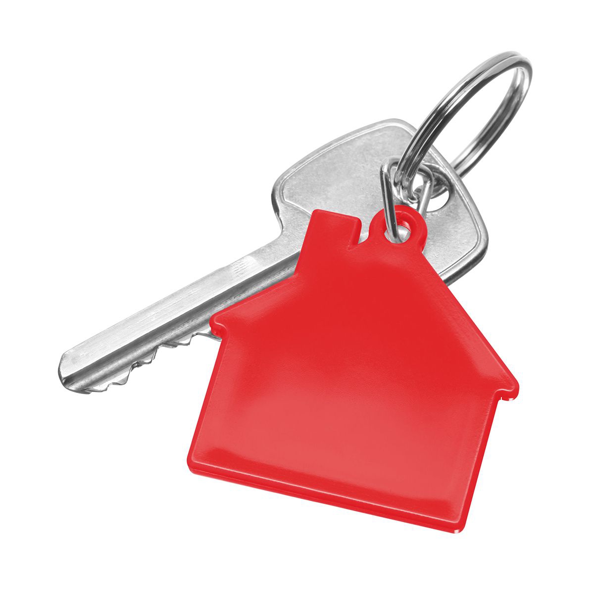 Schlüsselanhänger "Haus", rot