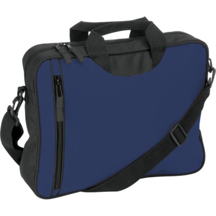GI6157-05Dokumententasche aus Polyester Nicola_ Blau