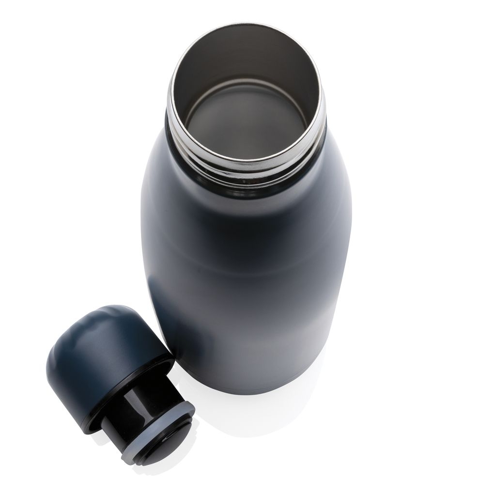 XDP436.46-5Einfarbige Vakuumisolierte Stainless Steel Flasche_ blau