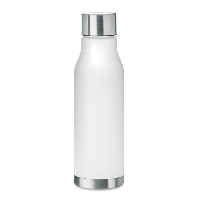 MO6237-26Glacier Rpet Trinkflasche RPET 600ml_ Transparent Weiss