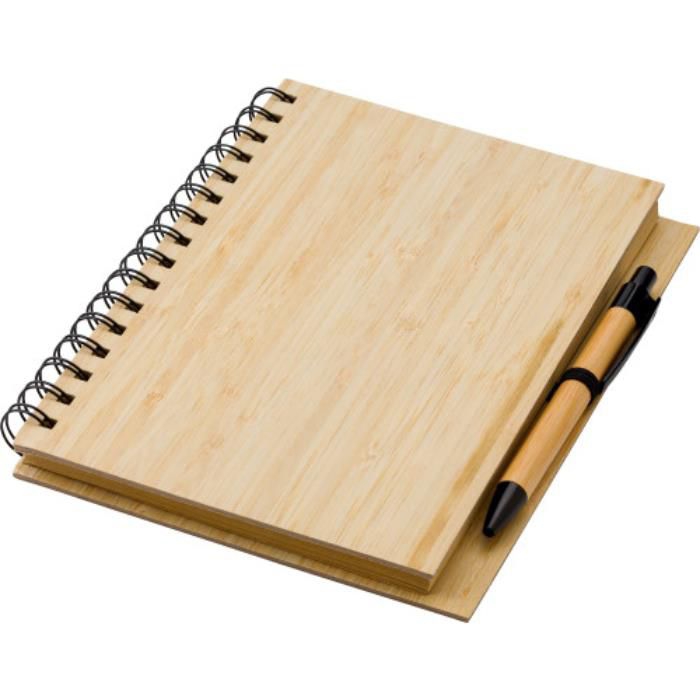 GI672057Notizbuch aus Bambus Carmen