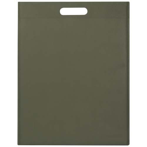 PF130103-5EcoSeal 5 L GRS-recycelte Nonwoven Tragetasche_ waldgruen