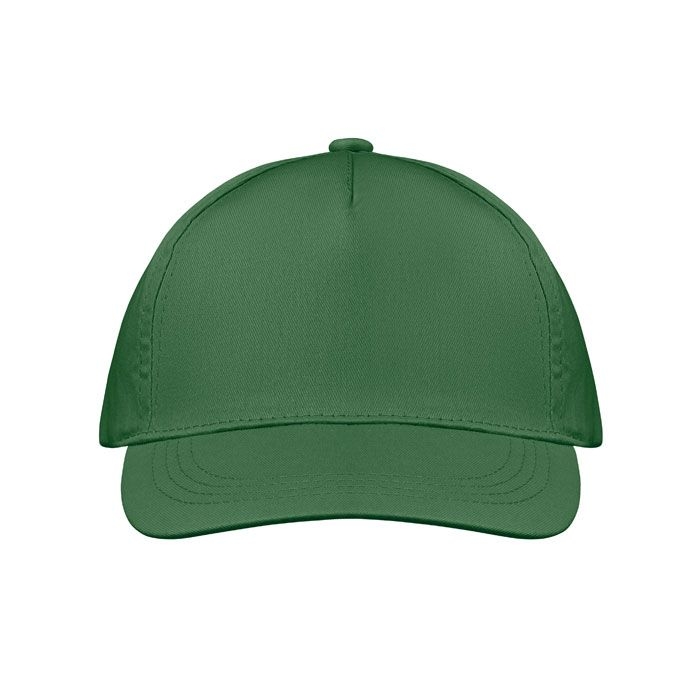 MO1447-60Buzz Baseball cap 5 panels 160g_m²_ dunkelgruen