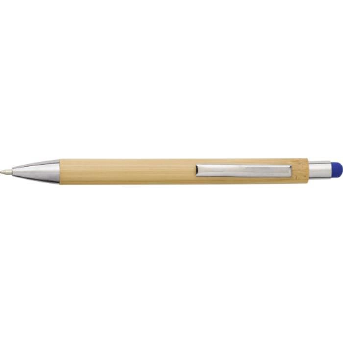 GI548774-05Kugelschreiber aus Bambus und Kunststoff Claire_ Blau GI548774-05Kugelschreiber aus Bambus und Kunststoff Claire_ Blau