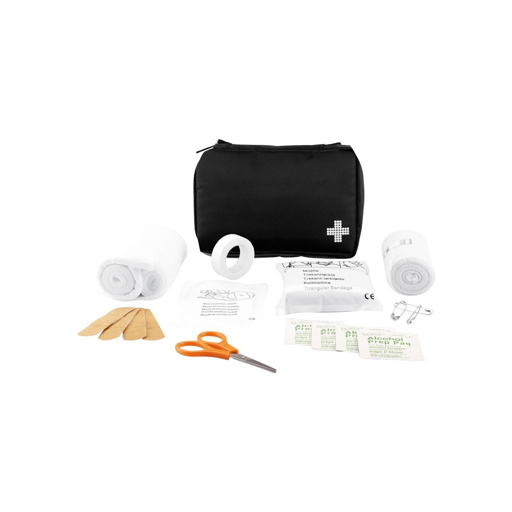 XDP265.12-1Flaches Erste Hilfe Set_ schwarz