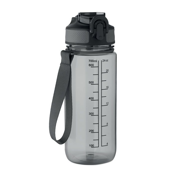 MO2792-27Enkel Sport-Trinkflasche 700ml_ transparent grau