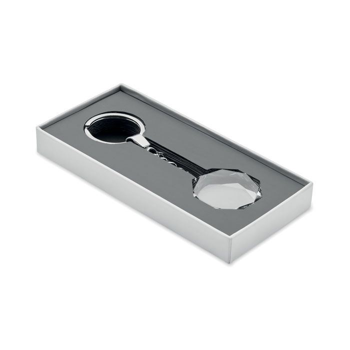 MO2657-22Roundward Schluesselanhaenger Glas rund_ transparent