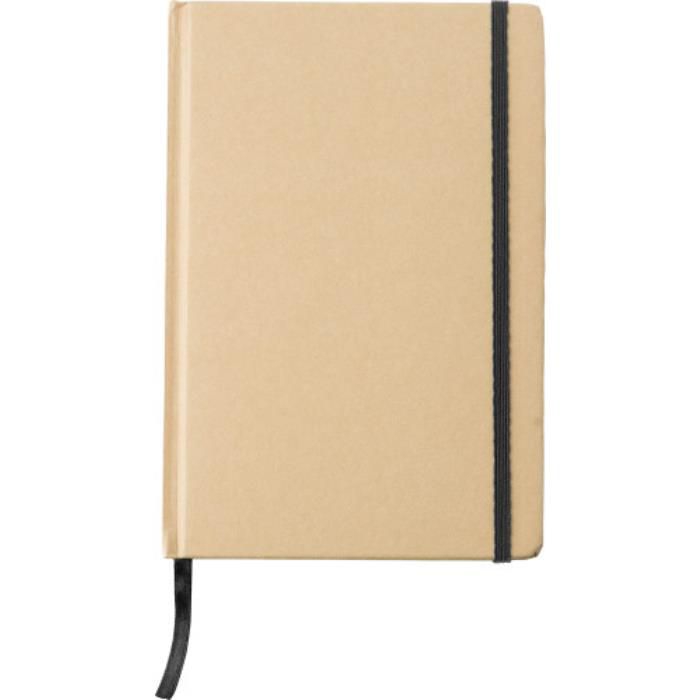 GI818553-01Notizbuch aus recyceltem Papier _A5_ Gianni_ Schwarz