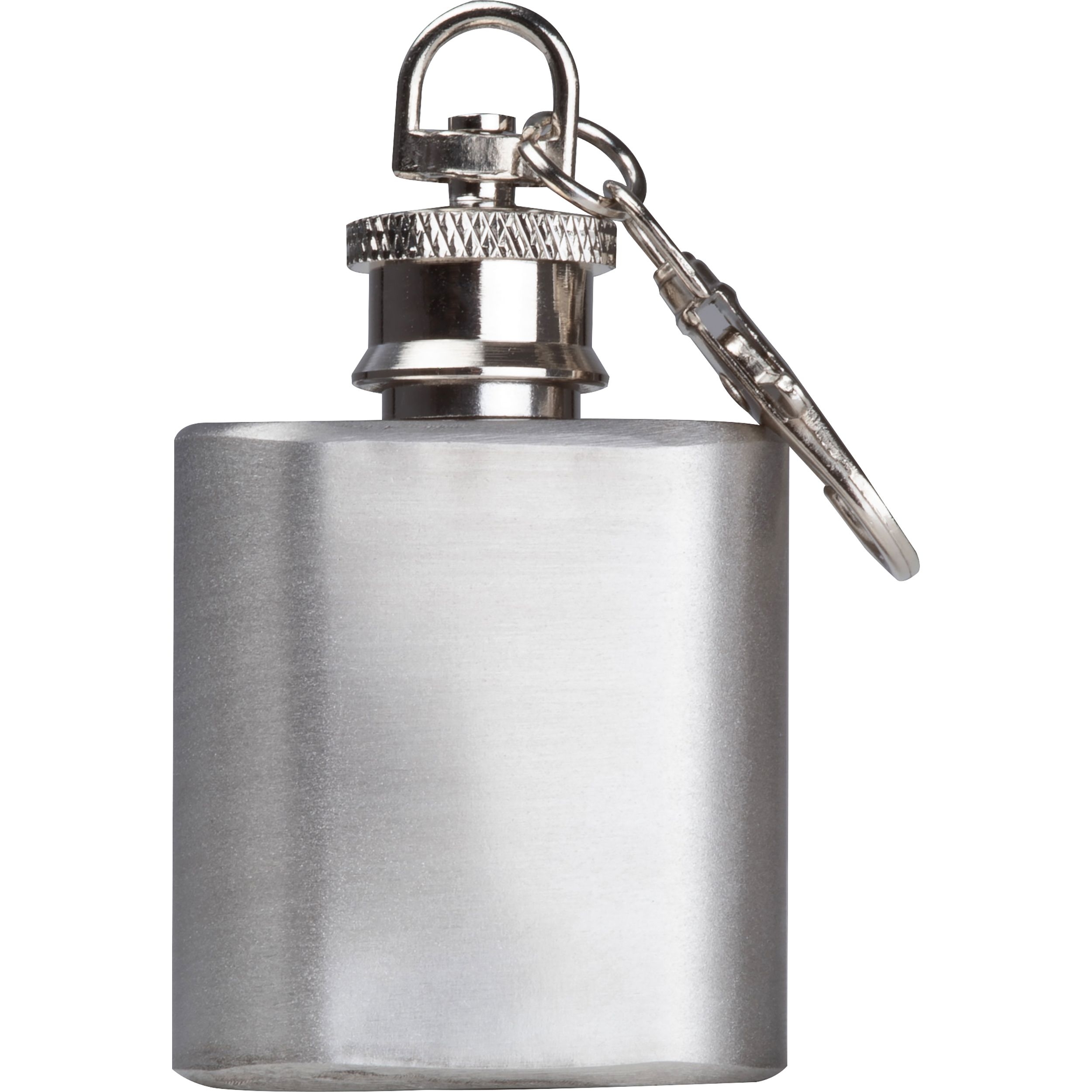 MA94620-07Mini Flachmann als Schluesselanhaenger SARAH_ silbergrau