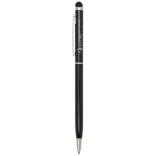 PF106256-7Ore Stylus Aluminium Kugelschreiber _blaue Mine_ schwarz