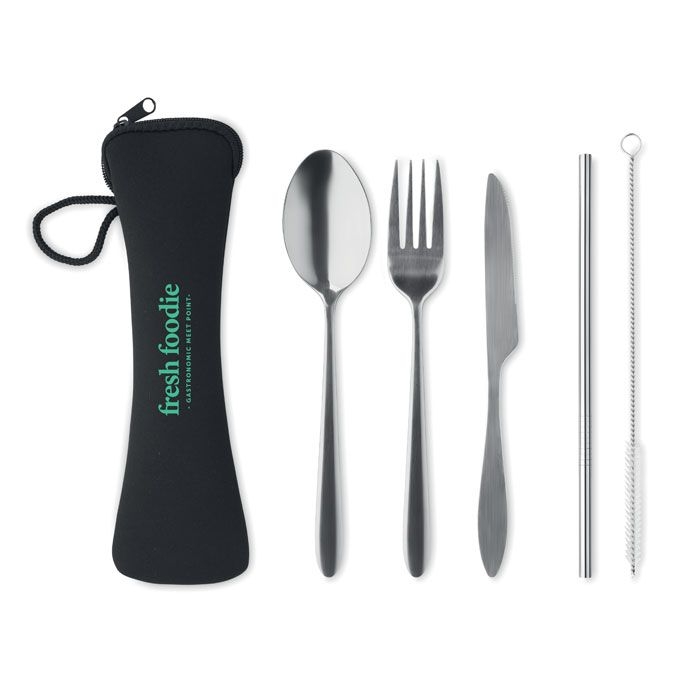 MO6149-035 Service Besteck-Set Edelstahl_ Schwarz