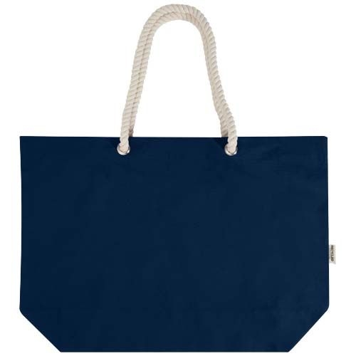 PF120744-3Florida 270 g_m² Strandtragetasche aus recyceltem GRS-Material_ navy