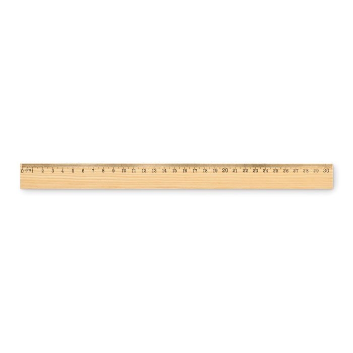 MO2918-40Ruler30 Holzlineal 30cm_ holz