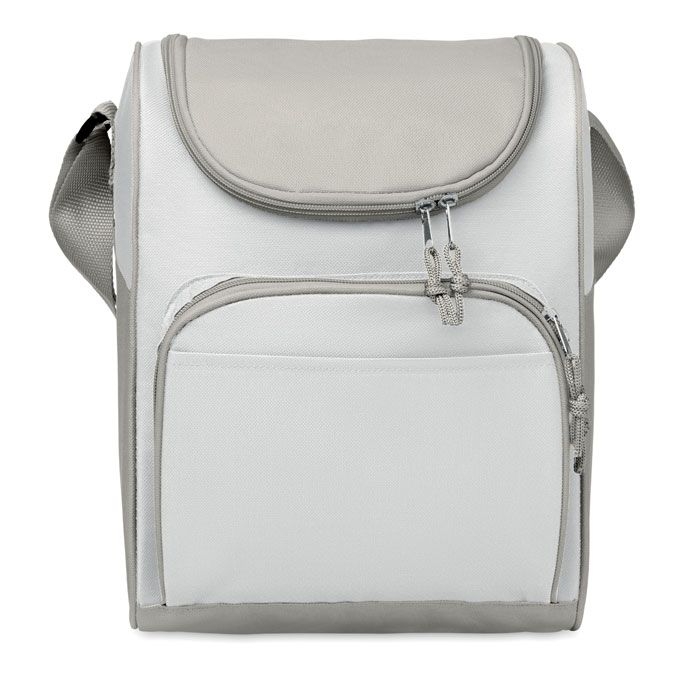 IT3101-06Zipper Kuehltasche mit Fronttasche_ weiss
