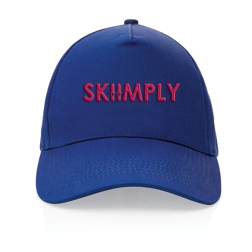 XDP453.33-5Impact 5 Panel Kappe aus 190gr rCotton mit AWARE™ Tracer_ blau