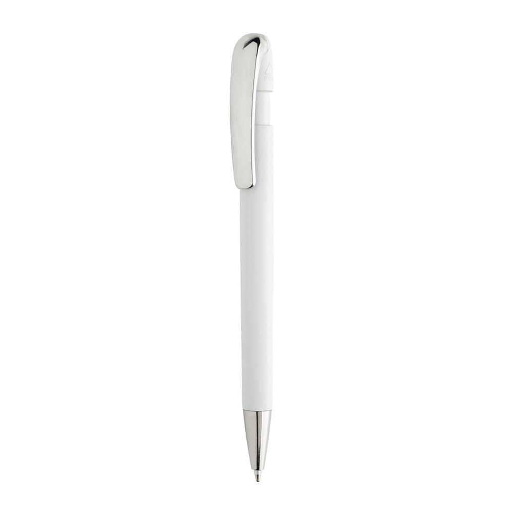 XDP611.39-03Glide GRS-zertifizierter rABS Stift mit Metallclip_ weiss