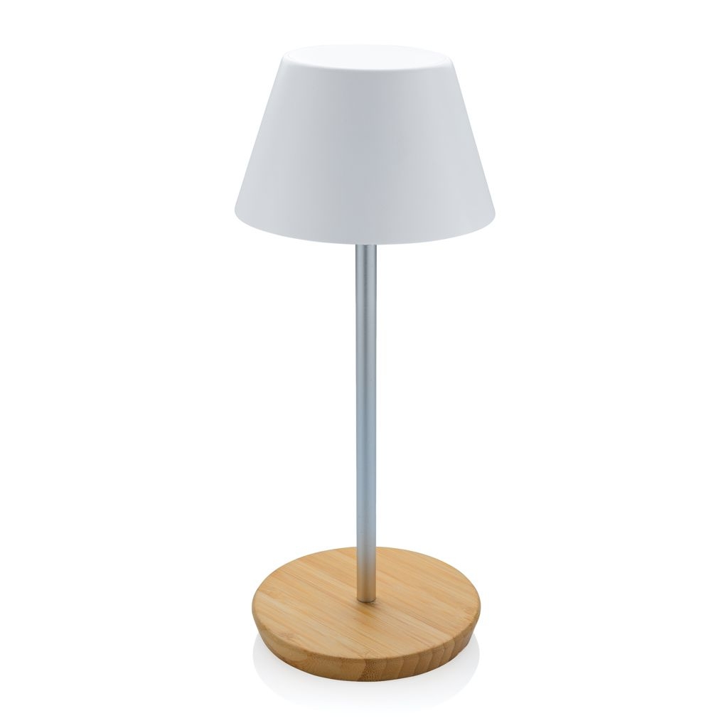 XDP513.28-3Pure Glow USB-Tischleuchte aus RCS recyceltem Kunststoff_ weiss