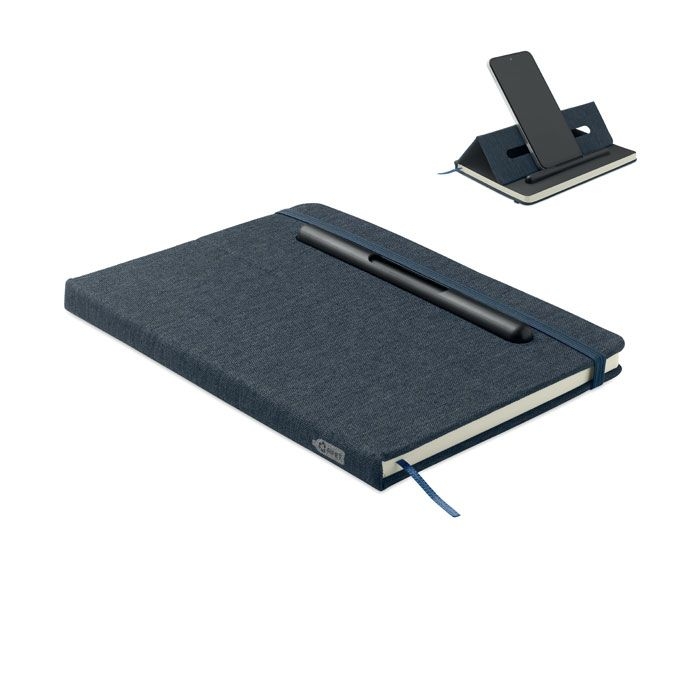 MO2687-85Rinbook DIN A5 Notizbuch RPET_ marineblau